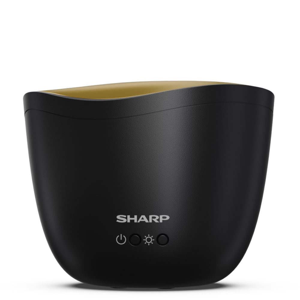 Sharp Ultrasonic Aroma Diffuser Black Front - Aerify