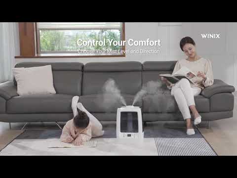 Winix L500 Ultrasonic Cool & Warm Mist Humidifier 9.6LDay Video - Aerify