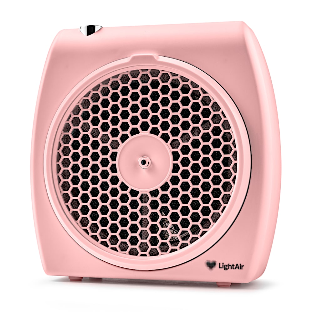LightAir CellFlow Mini 100 Air Purifier Ioniser Front Pink - Aerify