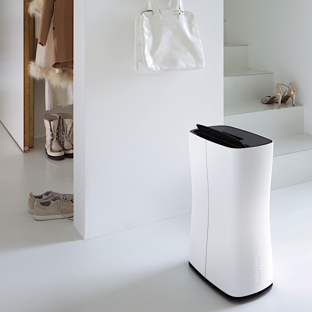 Stadler Form Theo Air Dehumidifier Refrigerant in Hallway - Aerify