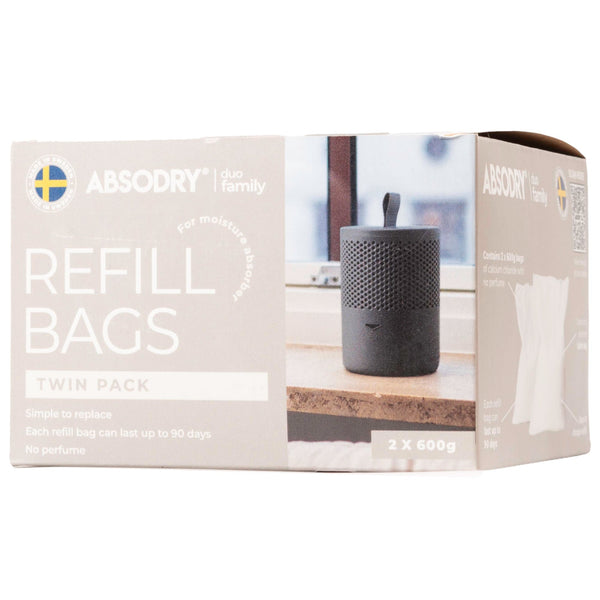Absodry Duo Family Bag Series 6/12/Hanger Refill Pack Bundle 4 x 600g Bags