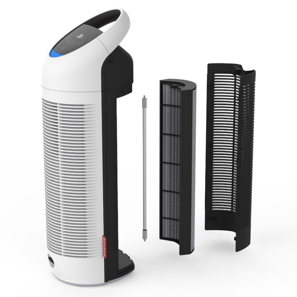 Boneco P370 Air Purifier With 5-Step Purification Exploaded View - Aerify
