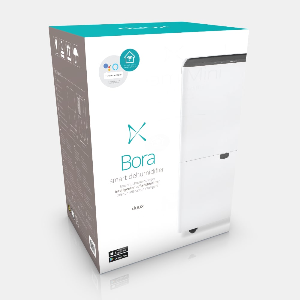 Duux Bora Smart Air Dehumidifier Wi-Fi Enabled Refrigerant 20LDay Box - Aerify