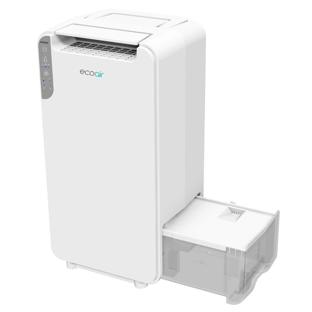 EcoAir Piccola Wall Mounted or Free Standing Air Dehumidifier Desiccant 5LDay Water Tank