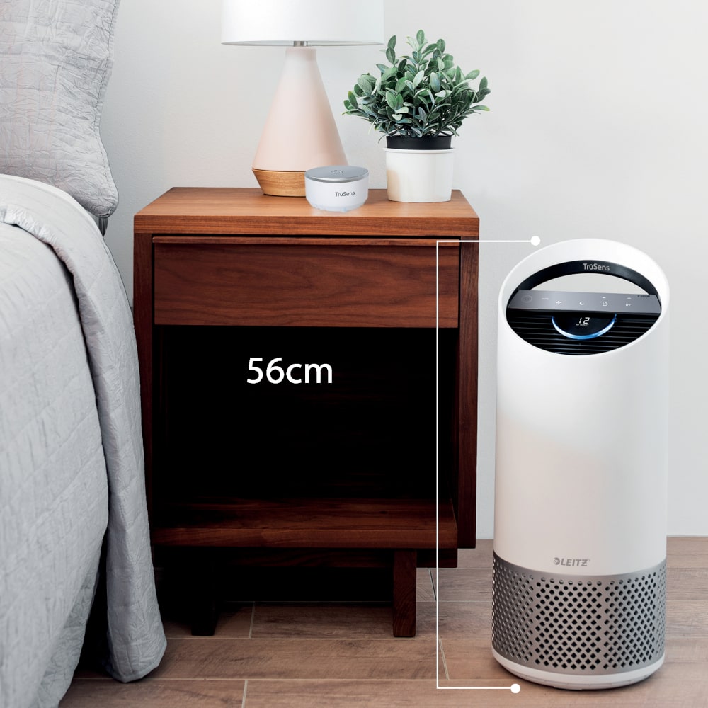 Leitz TruSens Z-2500H Air Purifier With New SensorPod™ Technology by Bedside Table - Aerify