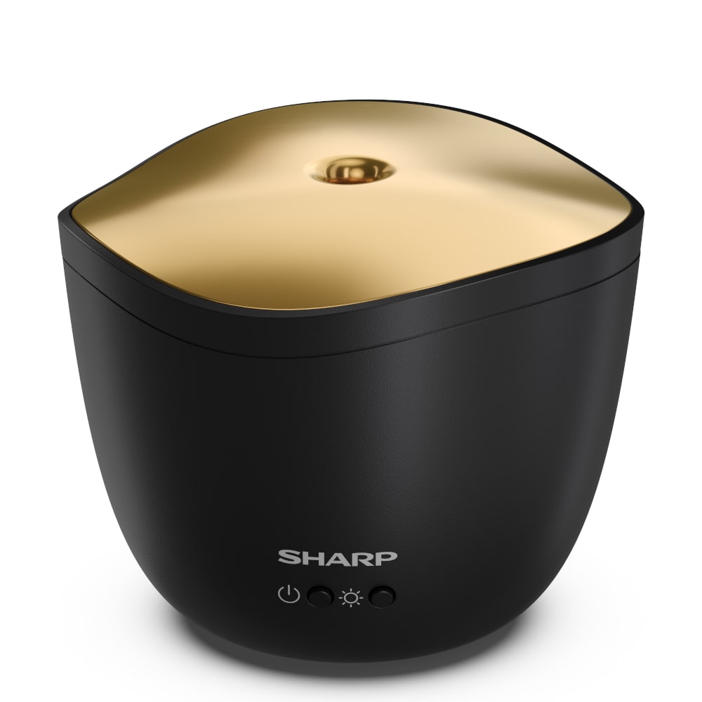 Sharp Ultrasonic Aroma Diffuser Black Front Top - Aerify