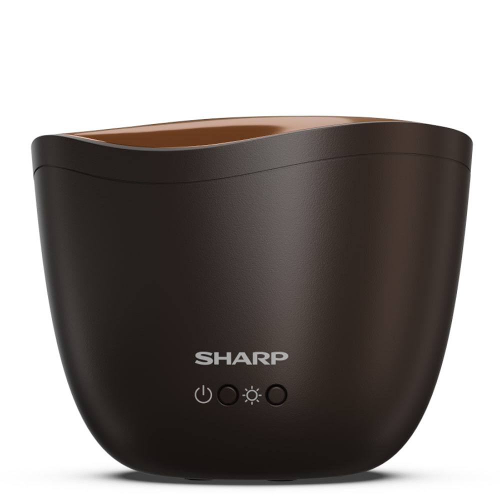 Sharp Ultrasonic Aroma Diffuser Brown Front - Aerify