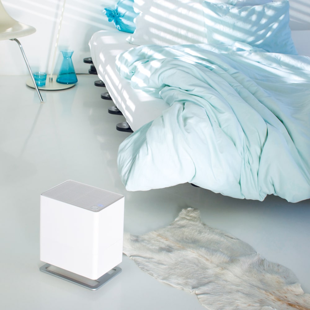 Stadler Form Oskar Little Evaporator Humidifier 5LDay White In Bedroom - Aerify