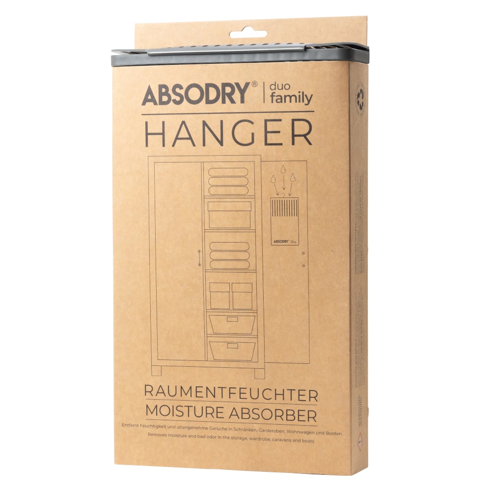 Absodry Duo Family Hanger Moisture Absorber Air Dehumidifier Box - Aerify