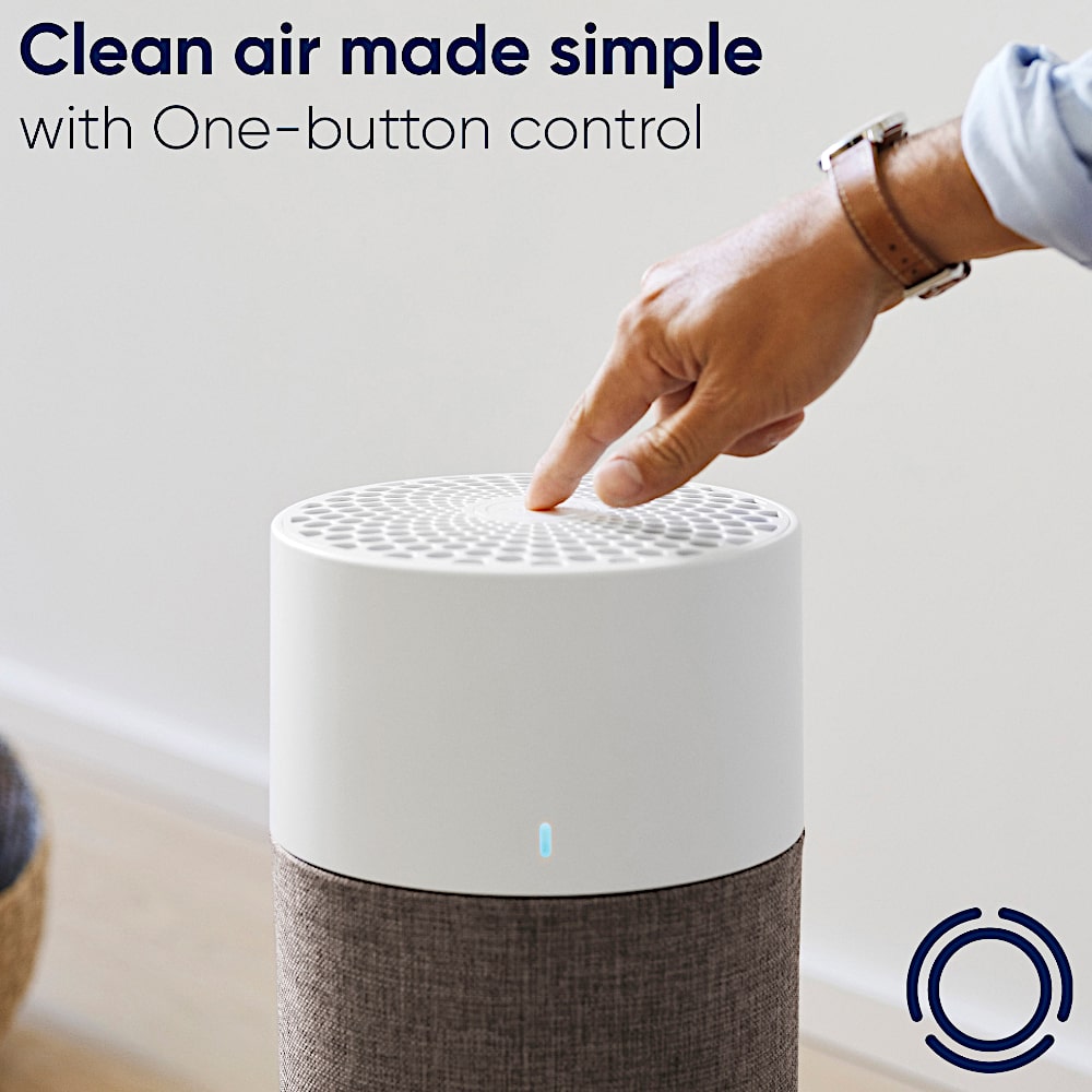 Blueair Blue 3210 Air Purifier With Combination Filter One Touch Control - Aerify