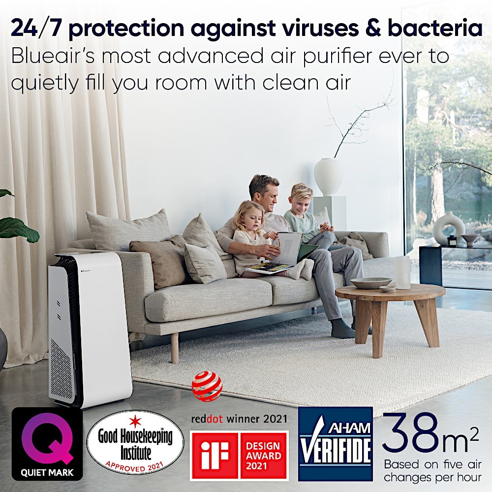 Blueair HealthProtect™ 7440i Air Purifier 247 Protection Against Viruses - Aerify