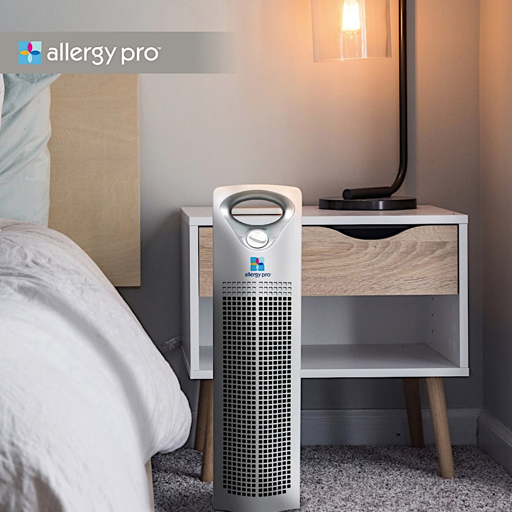 Boneco Envion AP200 Allergy Pro™ Air Purifier In Bedroom Next To Bed - Aerify