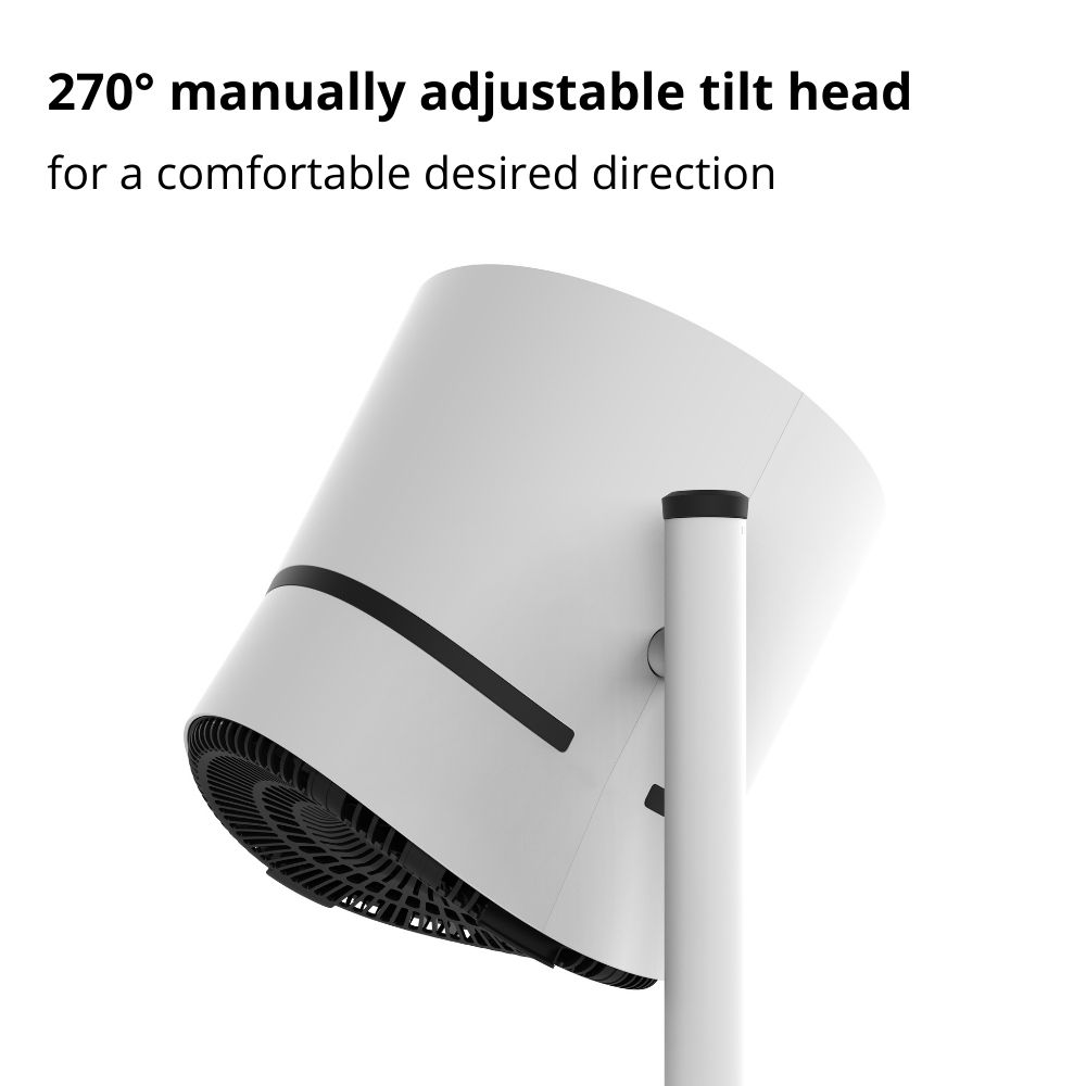 Boneco F220CC Clean & Cool Air Shower Pedestal Fan & Air Purifier Adjustable Tilt Head - Aerify