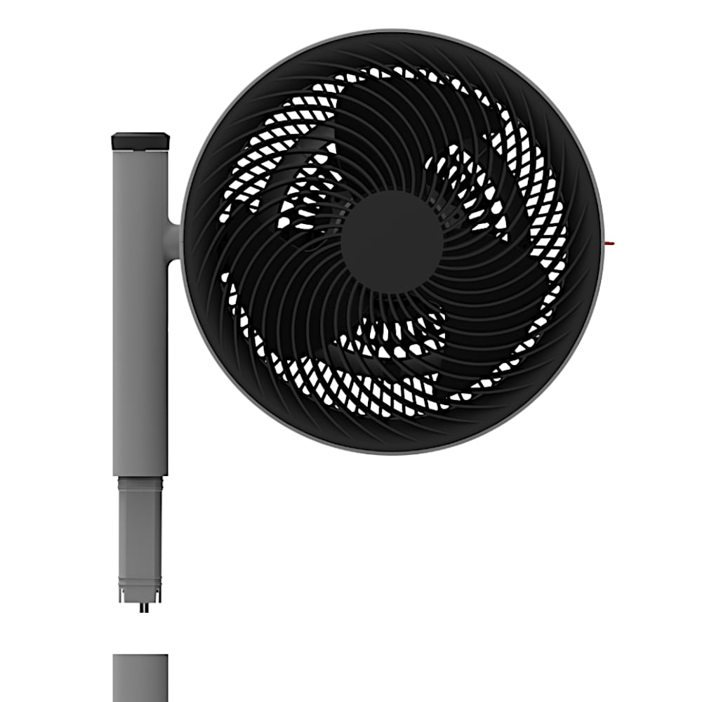 Boneco F225 Pedestal Air Shower Fan With Bluetooth Adjustable Height Top - Aerify