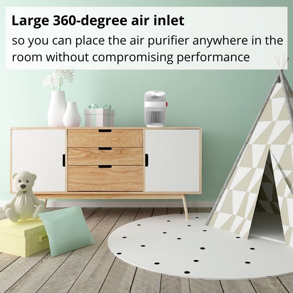 Boneco P130 Desktop Air Purifier Large 360 Degree Air Inlet - Aerify