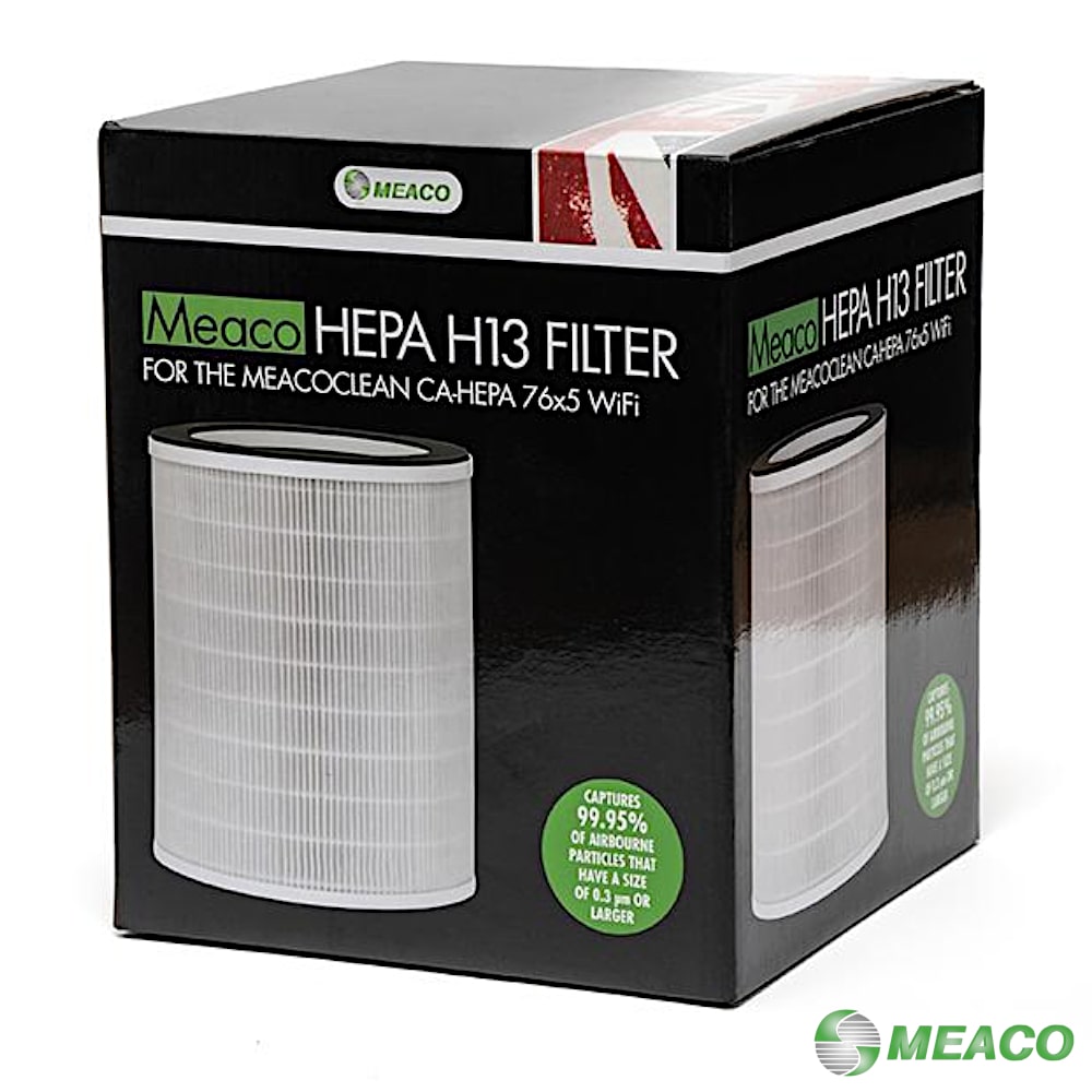 Meaco Clean CA-HEPA 76x5 Replacement H13 HEPA Filter In Box - Aerify