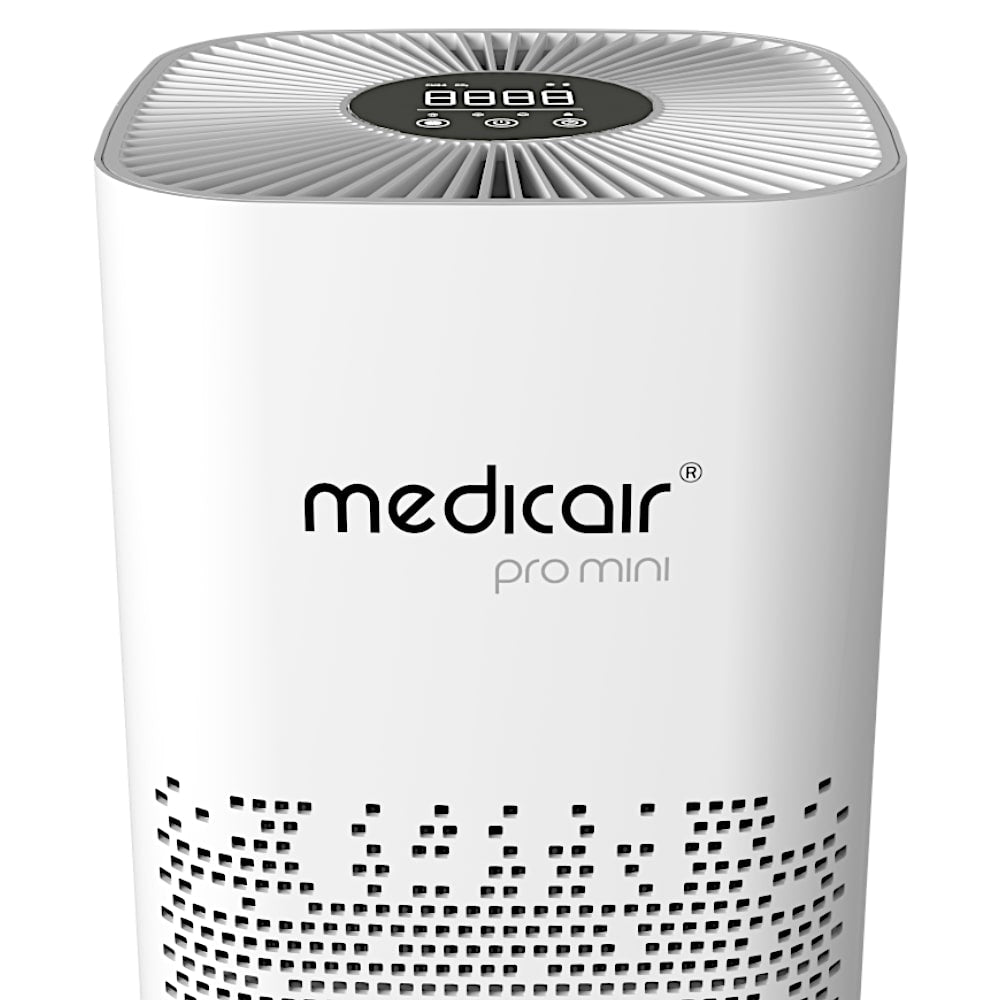 MedicAir Pro Mini Air Purifier Front With LCD Display - Aerify