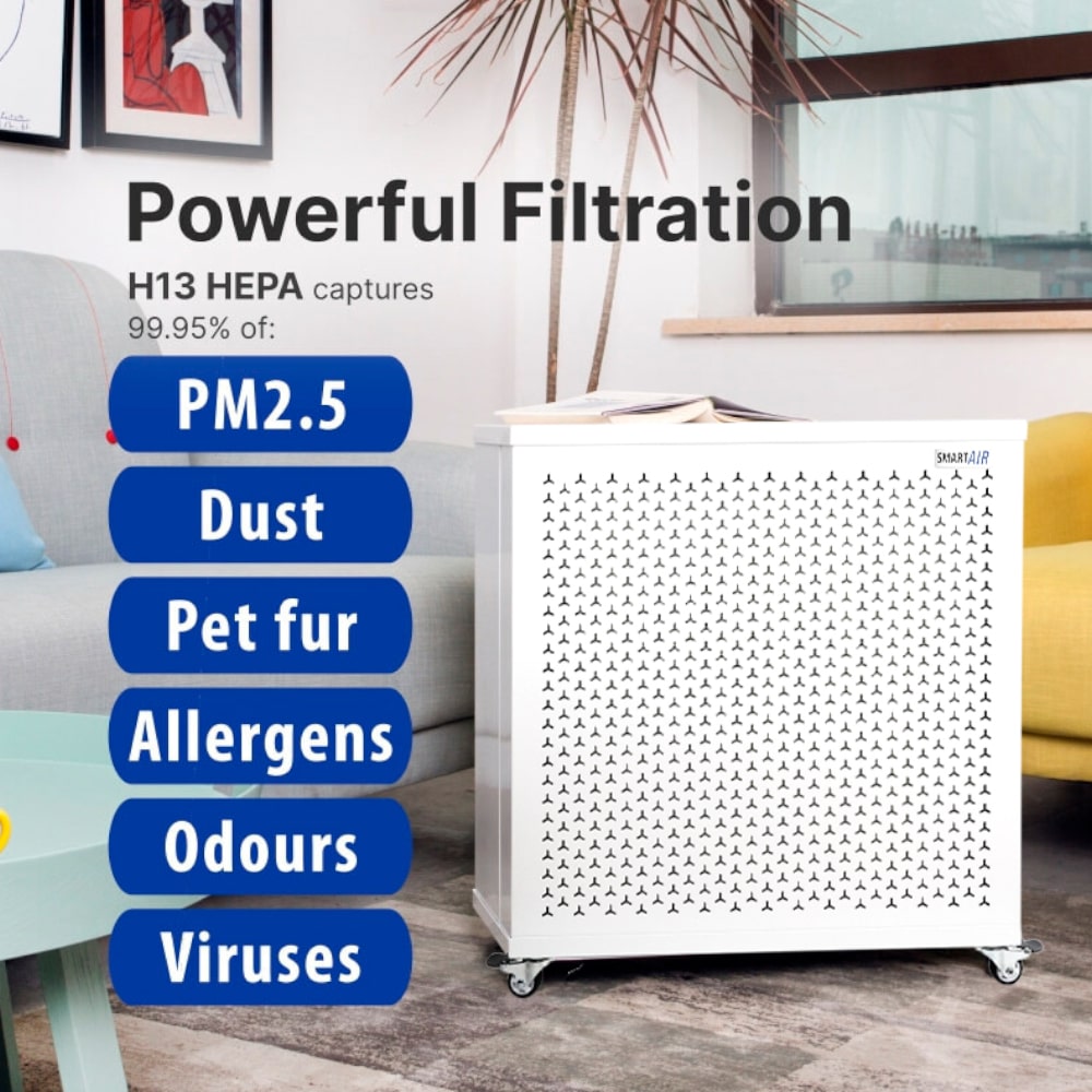 Smart Air Blast Mini Mk II Air Purifier Powerful Filtration - Aerify