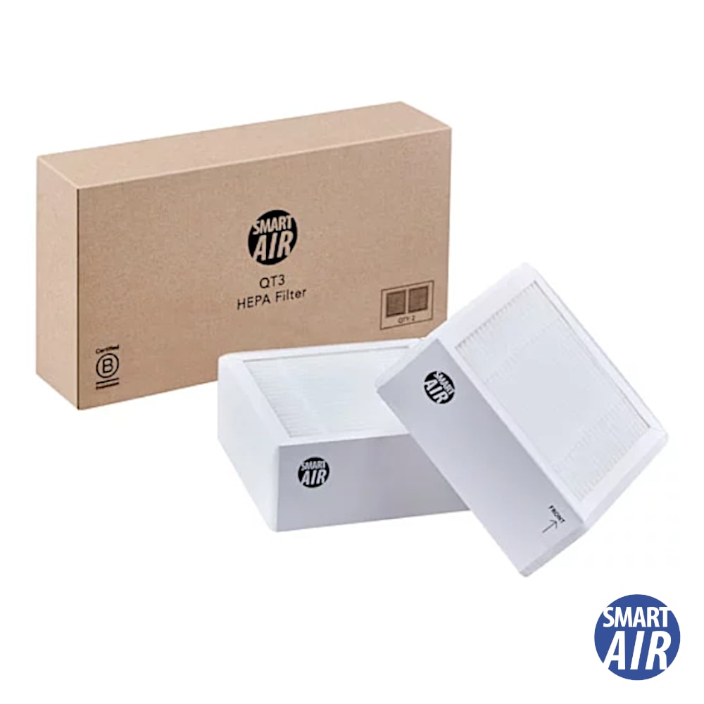Smart Air QT3 Air Purifier Replacement HEPA E11 Filter (2 Pack) - Aerify
