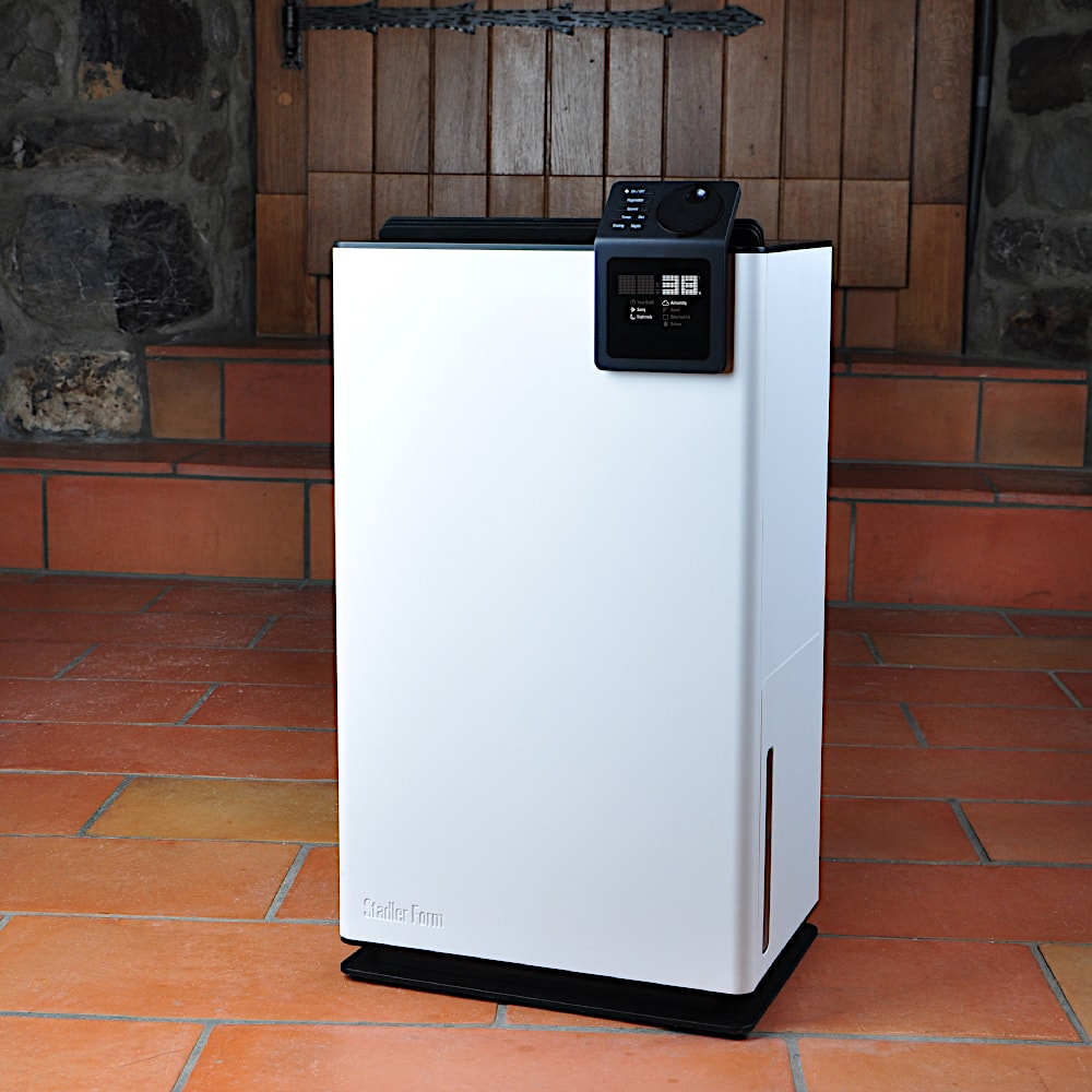 Stadler Form Albert Air Dehumidifier Refrigerant In Living Room - Aerify