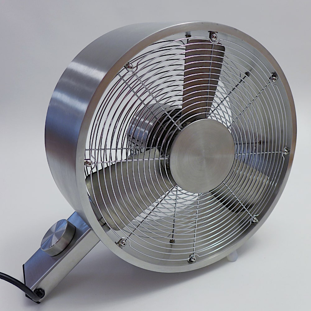 Steel fan on sale