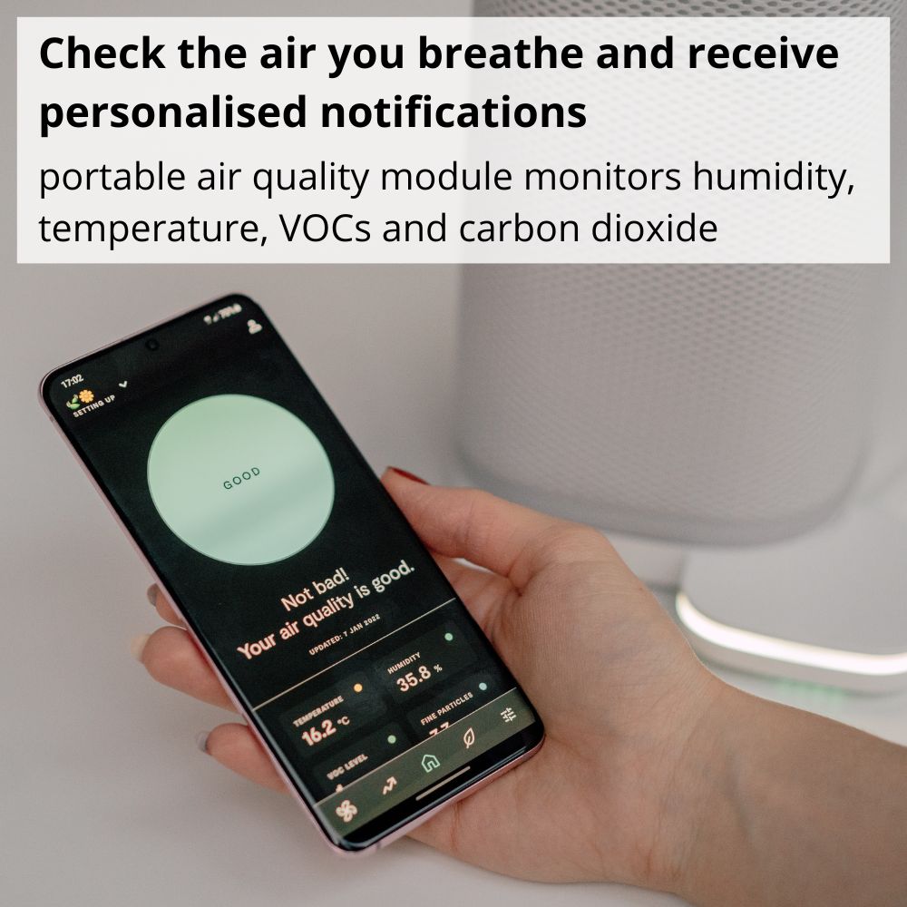 Vitesy Eteria Portable Smart Air Purifier And Monitoring System Check The Air You Breathe - Aerify