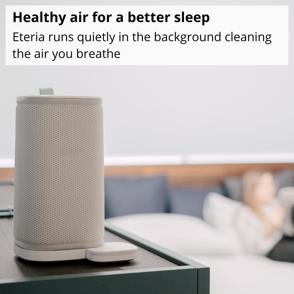 Vitesy Eteria Portable Smart Air Purifier And Monitoring System Healthy Air For A Better Sleep - Aerify