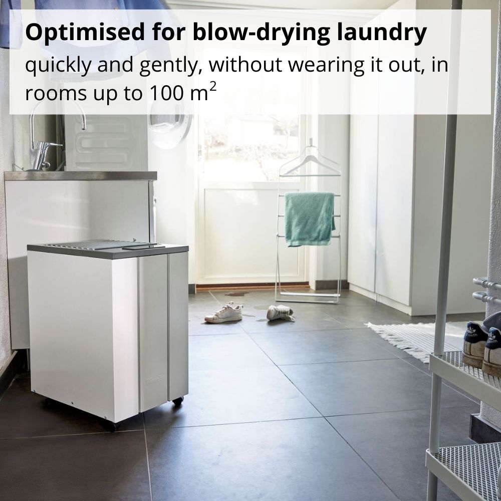 Wood’s LD40 Smart Clothes Dryer & Air Dehumidifier Refrigerant 13LDay Optimised For Blow Drying Laundry - Aerify