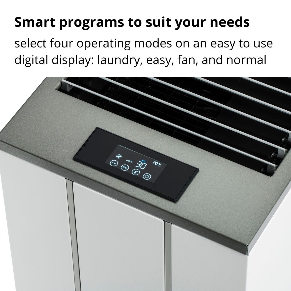 Wood’s LD40 Smart Clothes Dryer & Air Dehumidifier Refrigerant 13LDay Smart Programs - Aerify